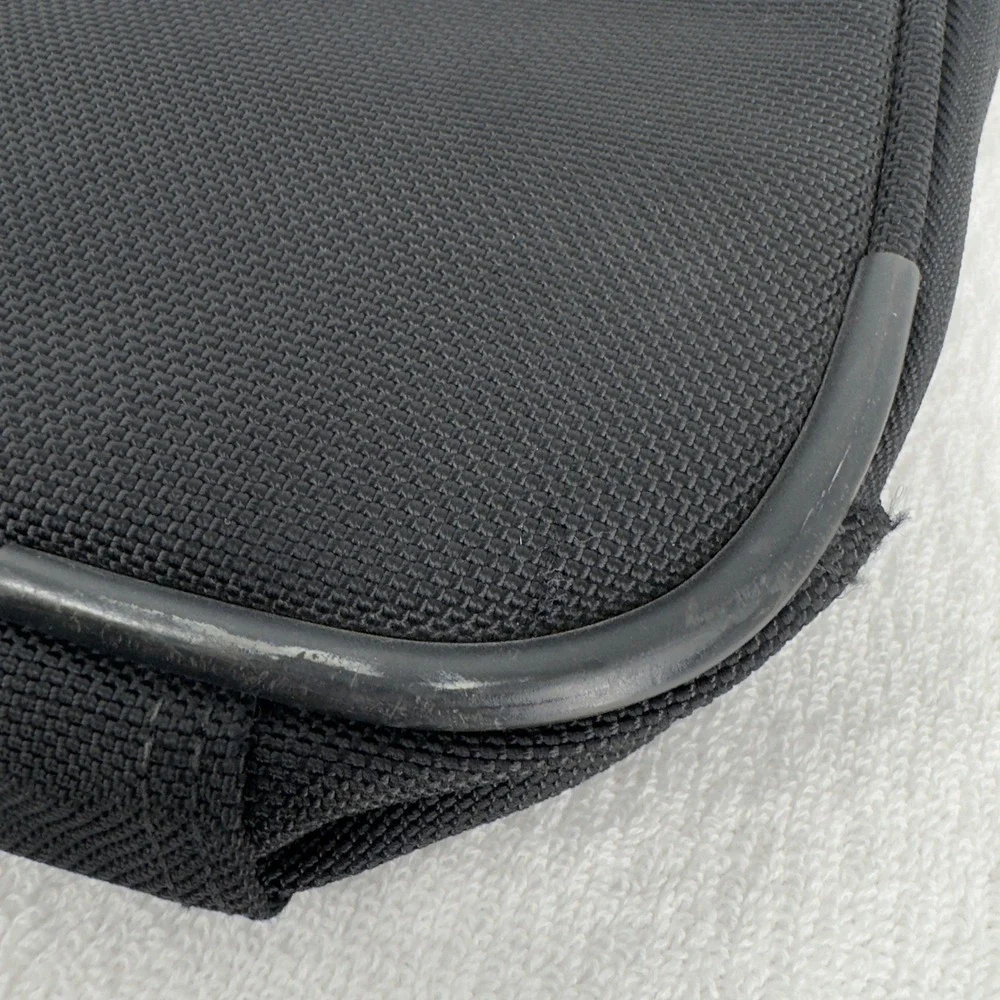 Briggs & Riley Black Ballistic Nylon Laptop Briefcase Messenger Bag EUC